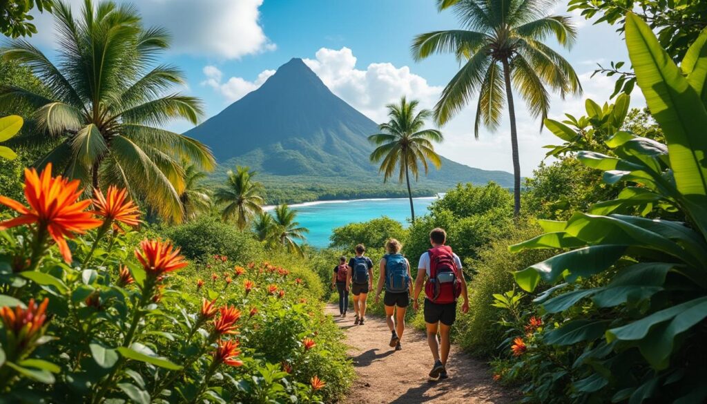 explorez les plus beaux sentiers de randonnée en guadeloupe et découvrez des paysages naturels époustouflants, entre volcans, plages et forêts tropicales.