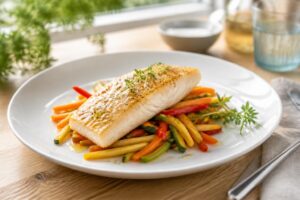 découvrez notre recette légère de poisson et julienne de légumes au four, un plat savoureux et sain qui ravira les gourmets à la recherche d'équilibre et de goût.