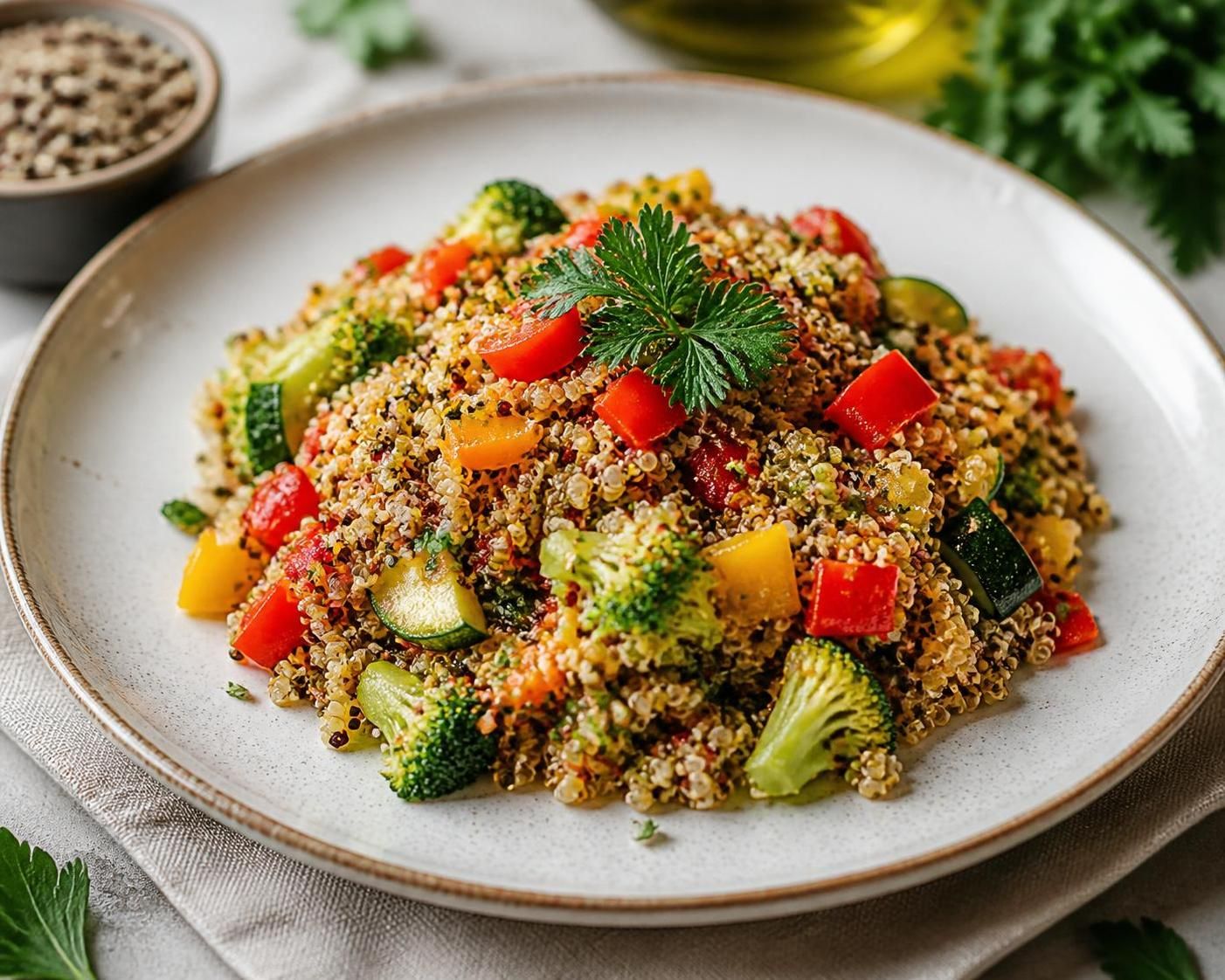 découvrez notre recette saine et gourmande de quinoa aux légumes, facile à préparer et idéale pour un repas équilibré. à tester sans attendre pour allier plaisir et bien-être !