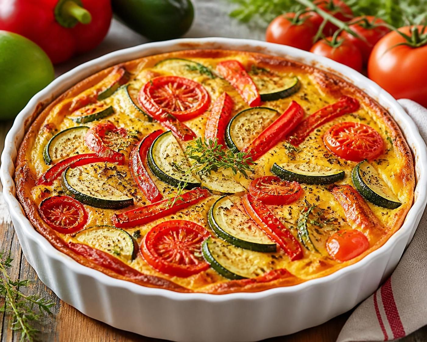 découvrez une recette légère et savoureuse de quiche sans pâte aux légumes du soleil, parfaite pour un repas équilibré et gourmand.