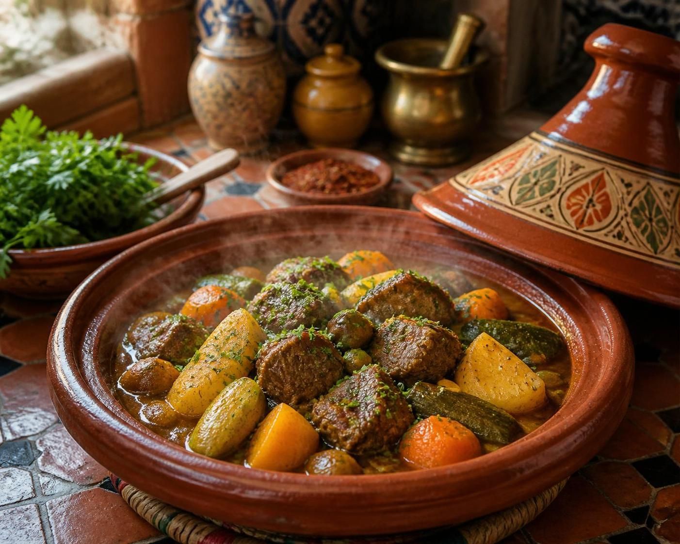 découvrez les secrets d’un grand chef pour réussir un tajine d'agneau aux légumes savoureux, tendre et parfumé. astuces et conseils pour un plat traditionnel plein de goût.