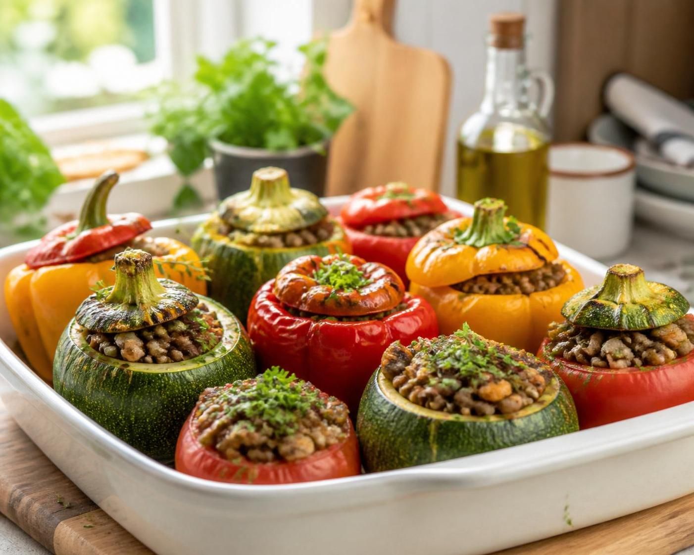découvrez nos recettes savoureuses de légumes farcis végétariens, parfaites pour un repas léger, sain et coloré. idéal pour varier vos menus avec gourmandise et simplicité.
