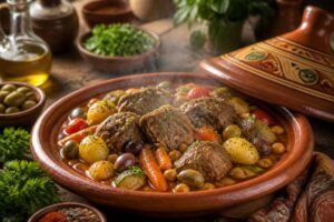 découvrez les secrets du tajine d’agneau aux légumes, une recette mijotée riche en saveurs et en traditions pour un repas savoureux et réconfortant.