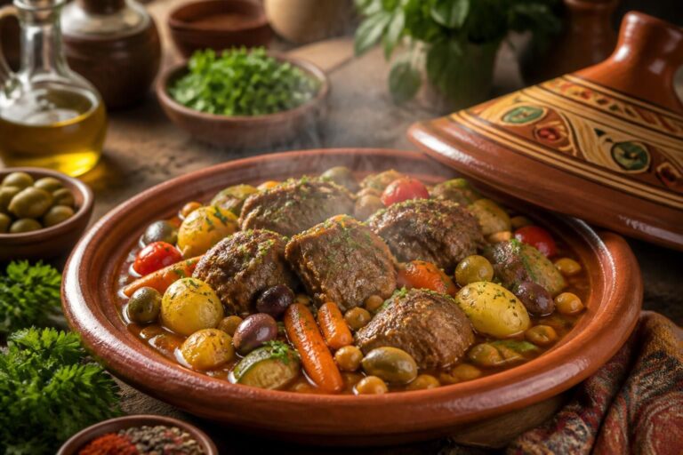 découvrez les secrets du tajine d’agneau aux légumes, une recette mijotée riche en saveurs et en traditions pour un repas savoureux et réconfortant.