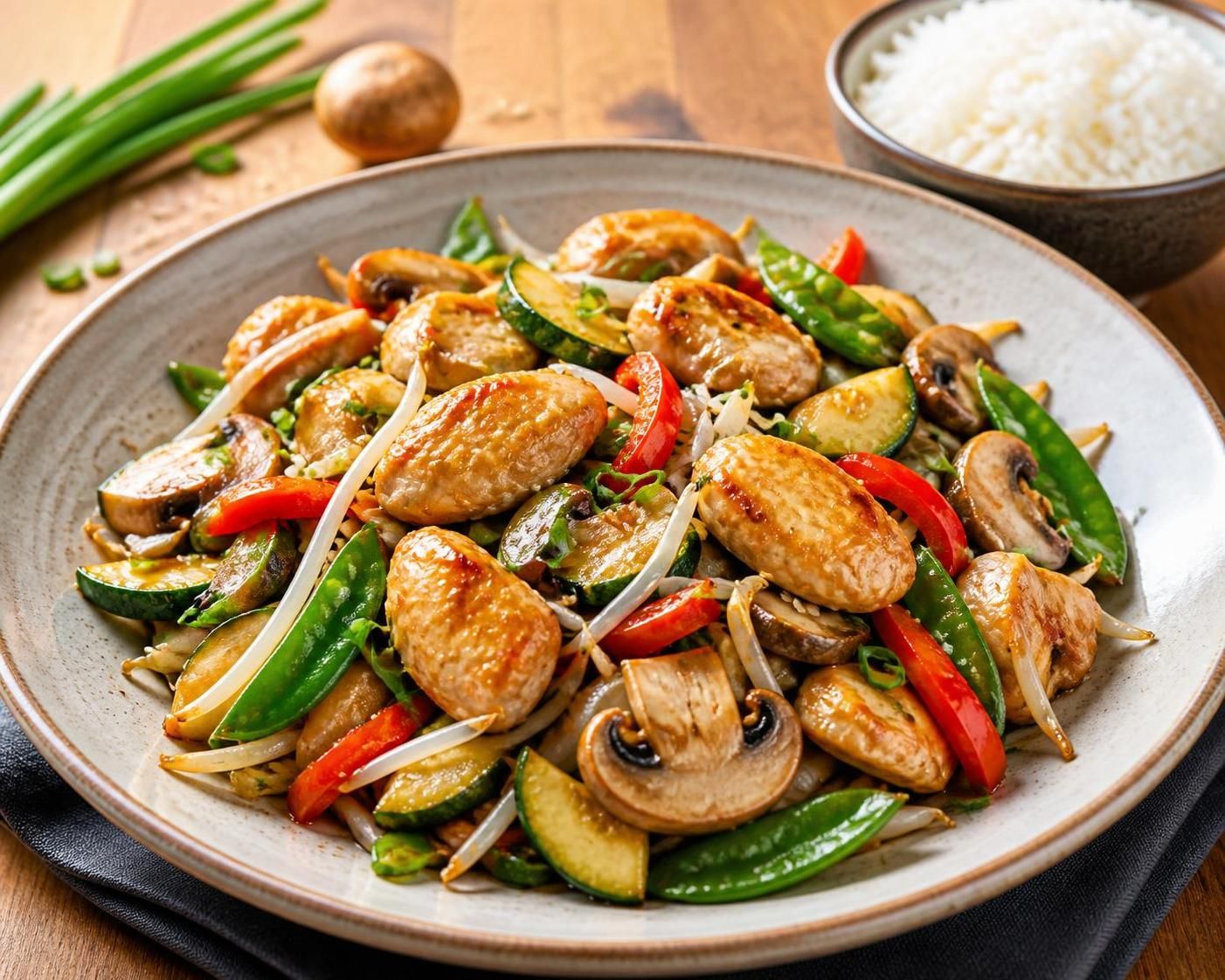 découvrez notre recette rapide de wok poulet légumes, parfaite pour un dîner sain et savoureux. facile à préparer, elle allie fraîcheur et équilibre nutritionnel pour régaler toute la famille.