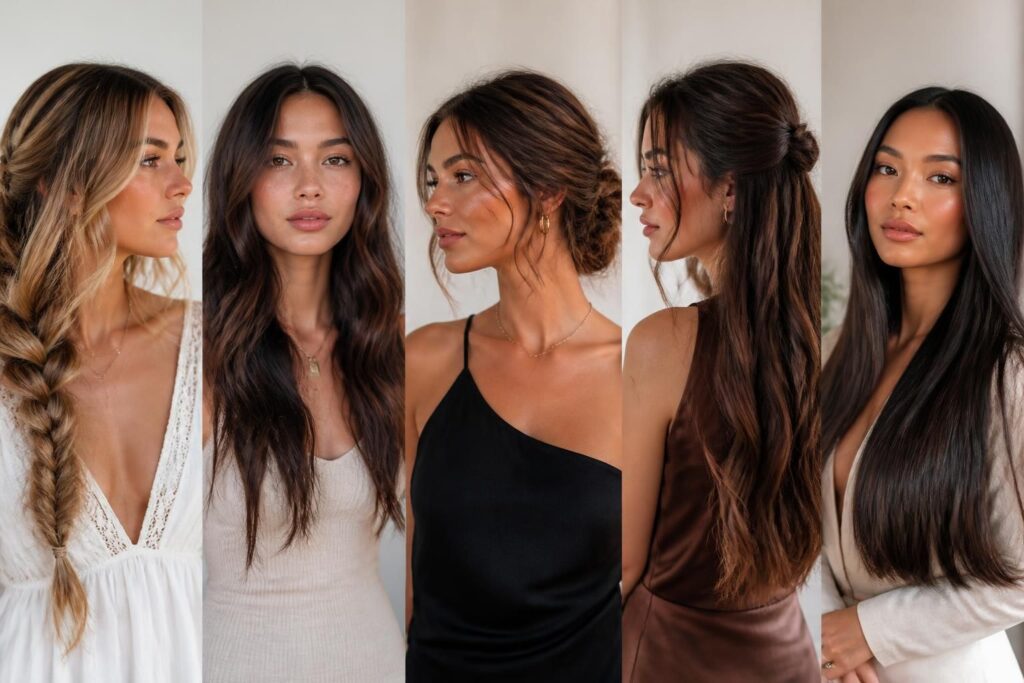 découvrez 5 idées coiffure tendance pour sublimer naturellement vos cheveux longs et illuminer votre style au quotidien.