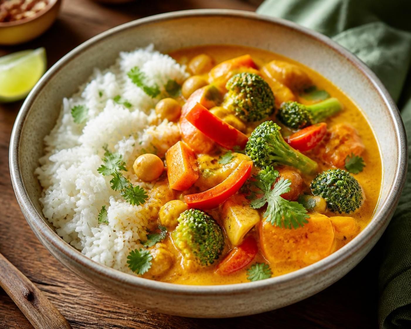 découvrez notre recette rapide et saine de curry de légumes au lait de coco, une alliance gourmande parfaite pour un repas savoureux et équilibré.
