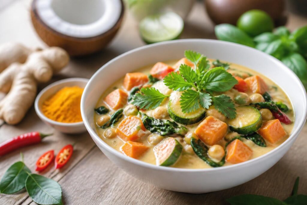 découvrez notre recette saine et rapide de curry de légumes au lait de coco, une alliance gourmande parfaite pour un repas savoureux et équilibré.