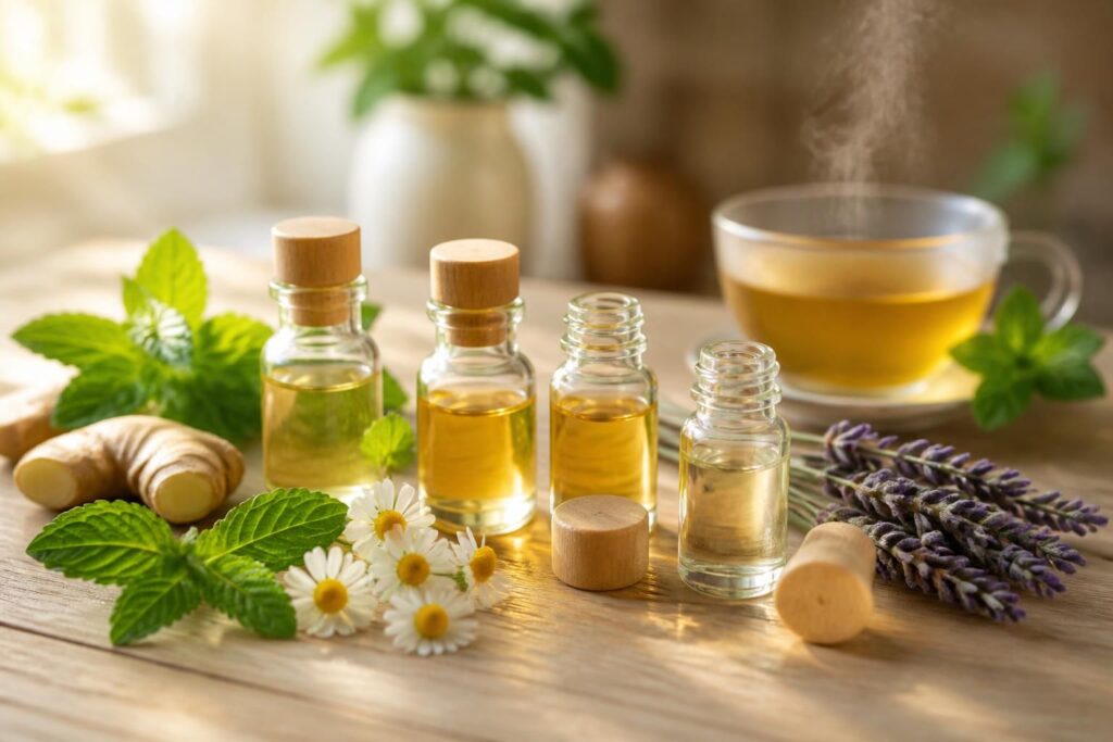 découvrez quelles huiles essentielles sont efficaces pour apaiser les troubles digestifs liés à la gastro-entérite et soulager naturellement vos maux de ventre.