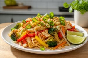découvrez la recette savoureuse du pad thai aux légumes, un plat sain, coloré et facile à préparer pour régaler vos papilles au quotidien.