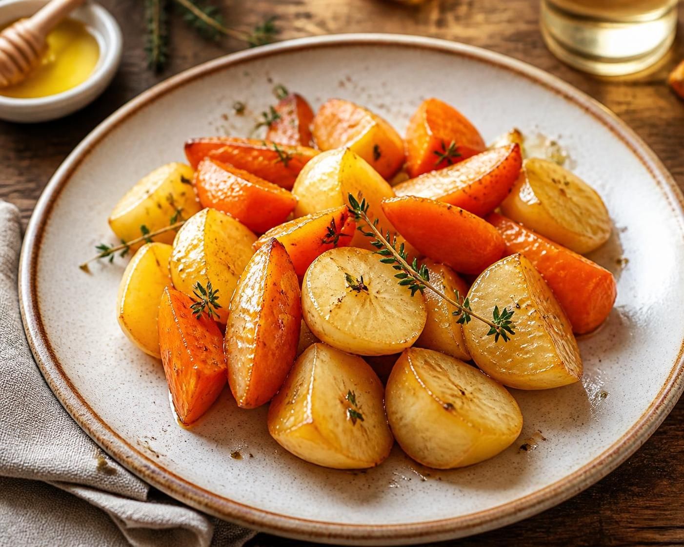 découvrez notre recette savoureuse de navets et carottes au miel, une harmonie parfaite entre douceur et légumes pour régaler vos papilles.