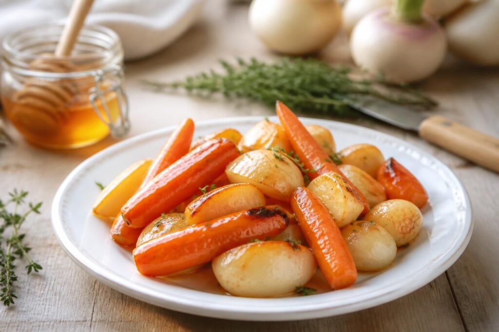 découvrez notre recette facile de navets et carottes au miel, une alliance parfaite de douceur et de légumes pour un plat savoureux et sain.