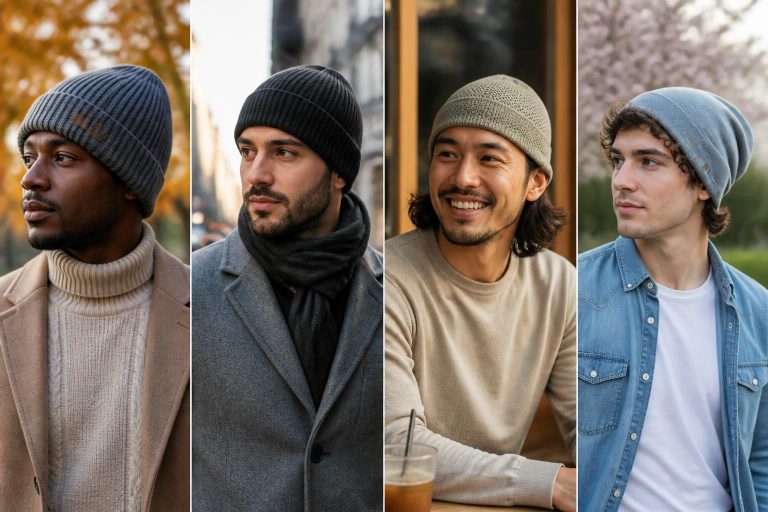 découvrez notre collection de bonnets homme alliant style tendance et confort optimal, parfaits pour toutes les saisons. trouvez le modèle idéal pour affronter l'hiver comme les saisons intermédiaires avec élégance.